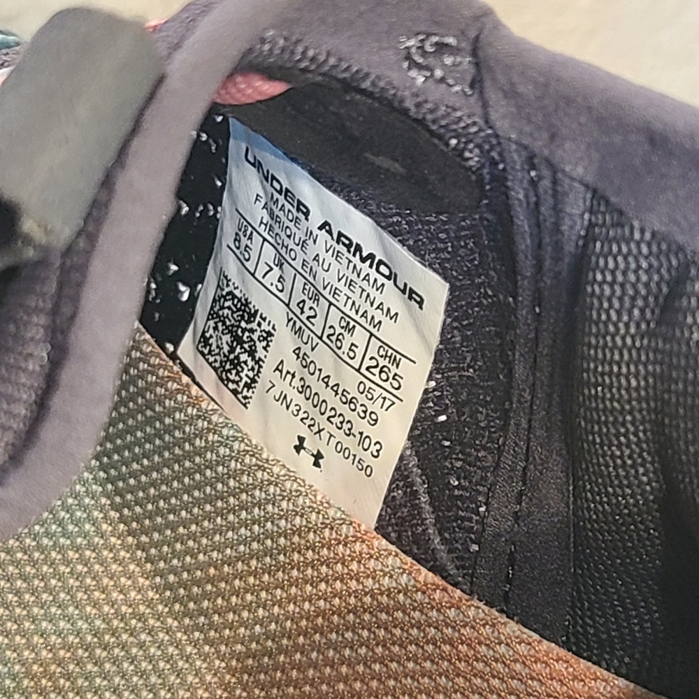 Under Armour UA C1N Rinho Grey Steel Training - Picture 7 of 8